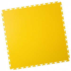 Garagevloer pvc kliktegel geel